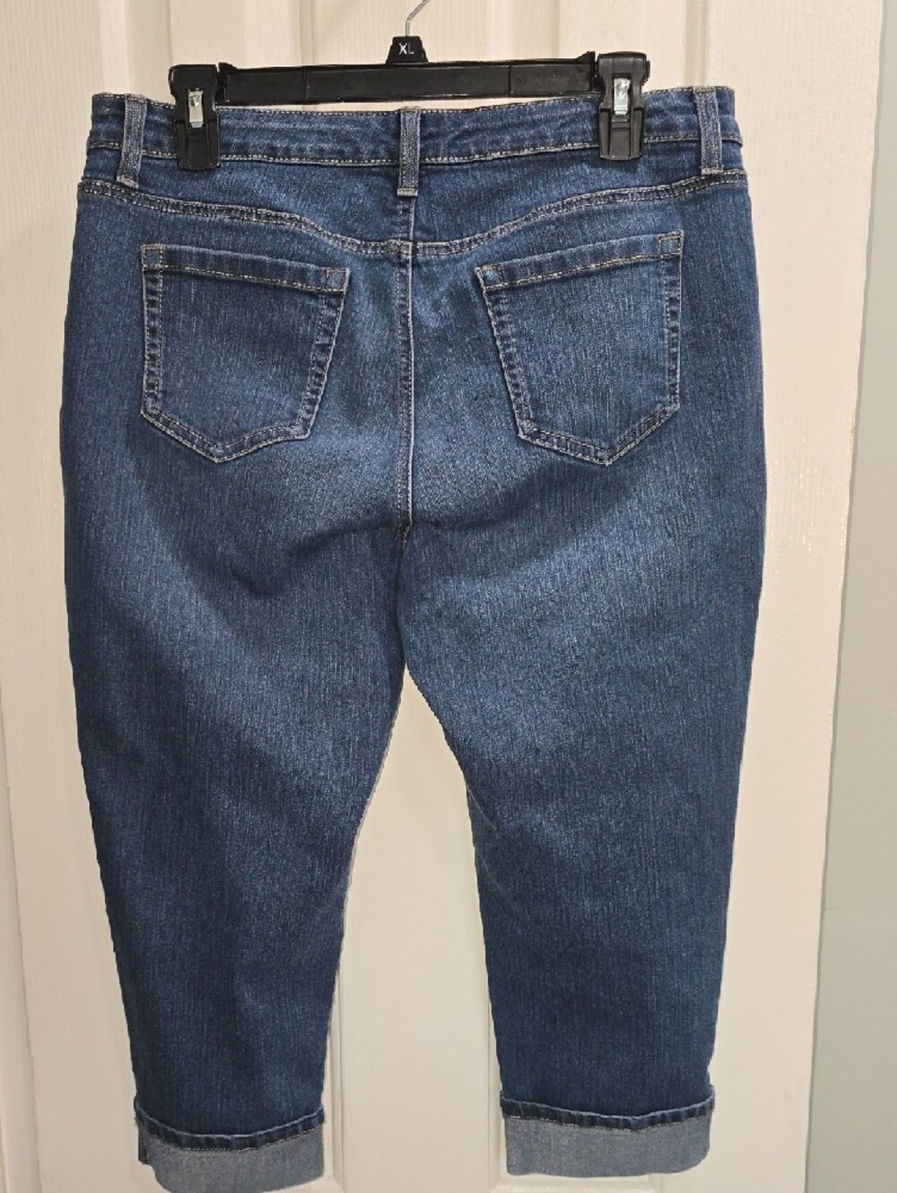 Style & Co. Denim Capris with Cuffed Hem Size 12P - Picture 10 of 11
